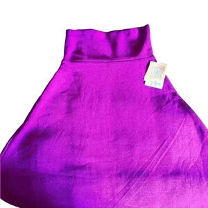Lularoe orchid purple small Azure‎ A- line skirt . NWT .thick knit.. dressy vibe